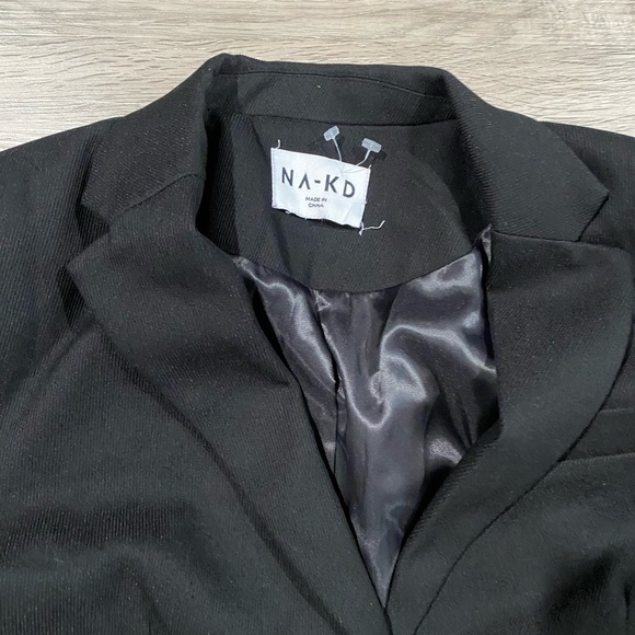 Na-kd Boyfriend Oversized Black Women's Blazer - Picture 4 of 7